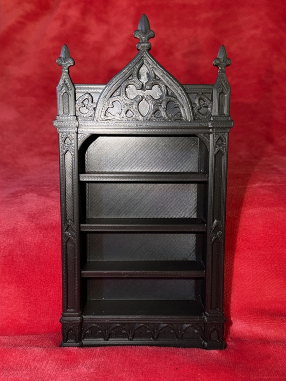 Black Gothic Wall Shelf - Decorative Home Wall Decor - Picture 1 of 3